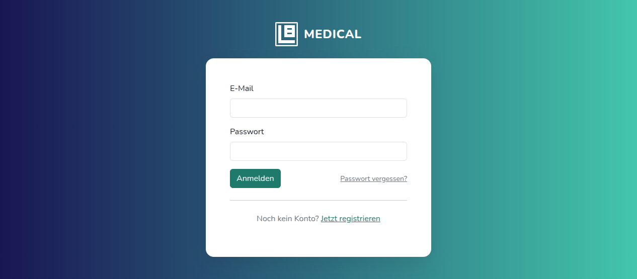 Login-Seite